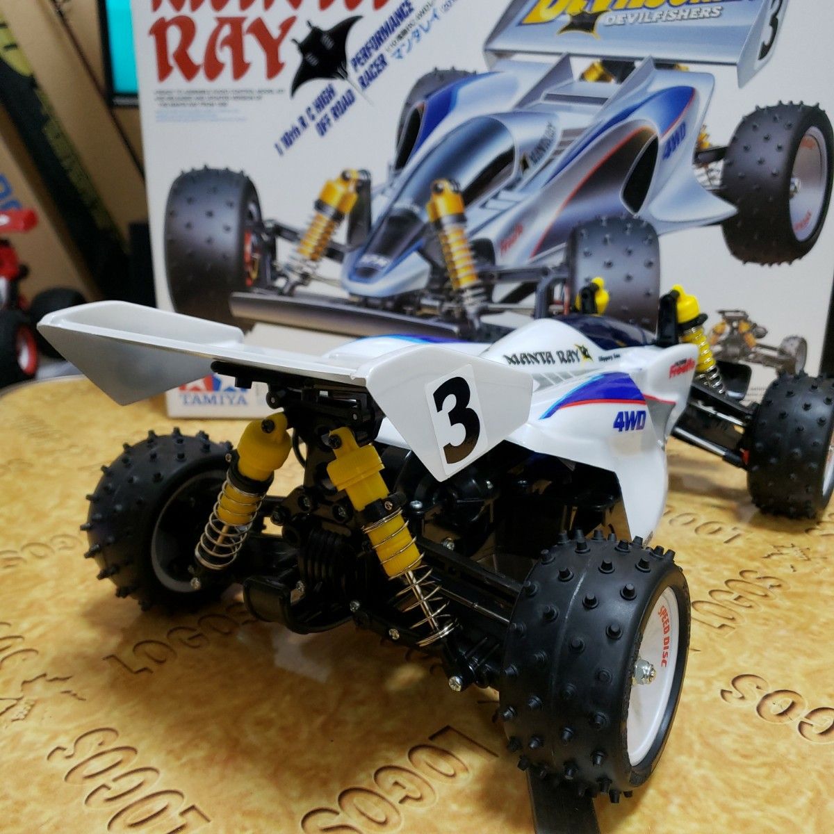 タミヤ マンタレイ 4WD 浪漫 RC 新車 未走行 ファインスペック タミヤ マンタレイ 4WD 浪漫 RC 新車 未走行 ファインスペック