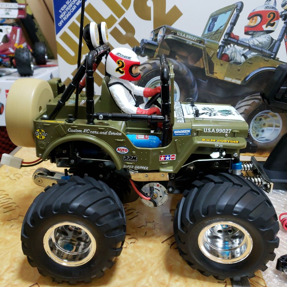 タミヤ ワイルドウィリー2 WR02 ブロックヘッドモータース仕様 タミヤ ワイルドウィリー2 WR02 ブロックヘッドモータース仕様