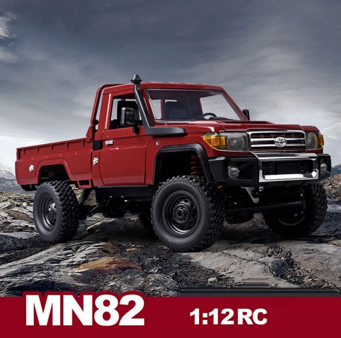 レッド MN82 MN78 MN99S 1/12 4WD RC WPLラジコンカー ロック レッド MN82 MN78 MN99S 1/12 4WD RC WPLラジコンカー ロック