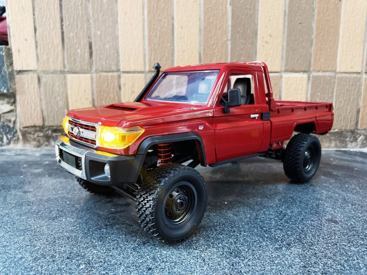 レッド MN82 MN78 MN99S 1/12 4WD RC WPLラジコンカー ロック レッド MN82 MN78 MN99S 1/12 4WD RC WPLラジコンカー ロック