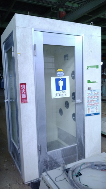 C3A【米沢イイ大東060701】エアーシャワー 1人用 正面入り口左 C3A【米沢イイ大東060701】エアーシャワー 1人用 正面入り口左