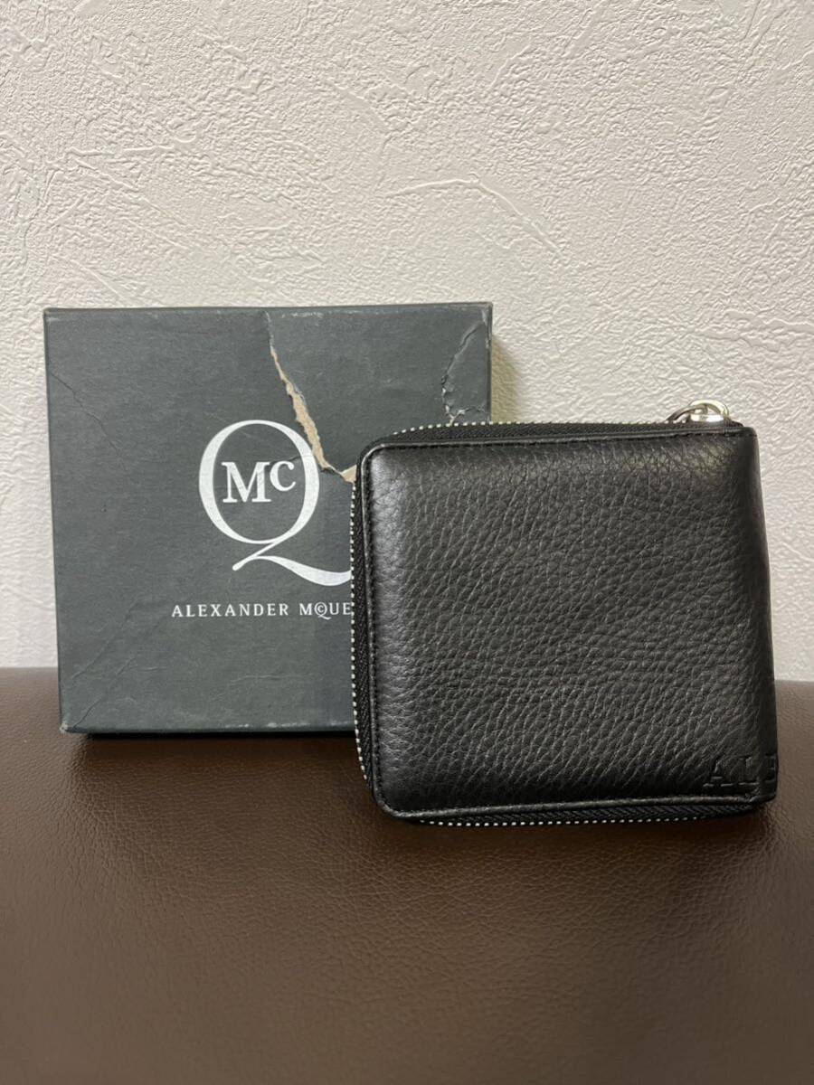 新品箱付 McQ ALEXANDER McQUEEN エンボス カウレザー 新品箱付 McQ ALEXANDER McQUEEN エンボス カウレザー