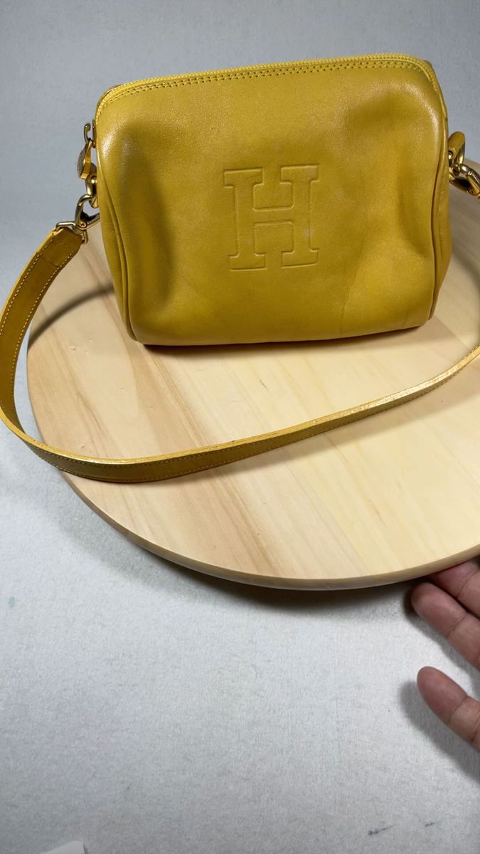 ヒロフ HIROFU トートバッグ ブラウン ヌメ革 本革 中古品