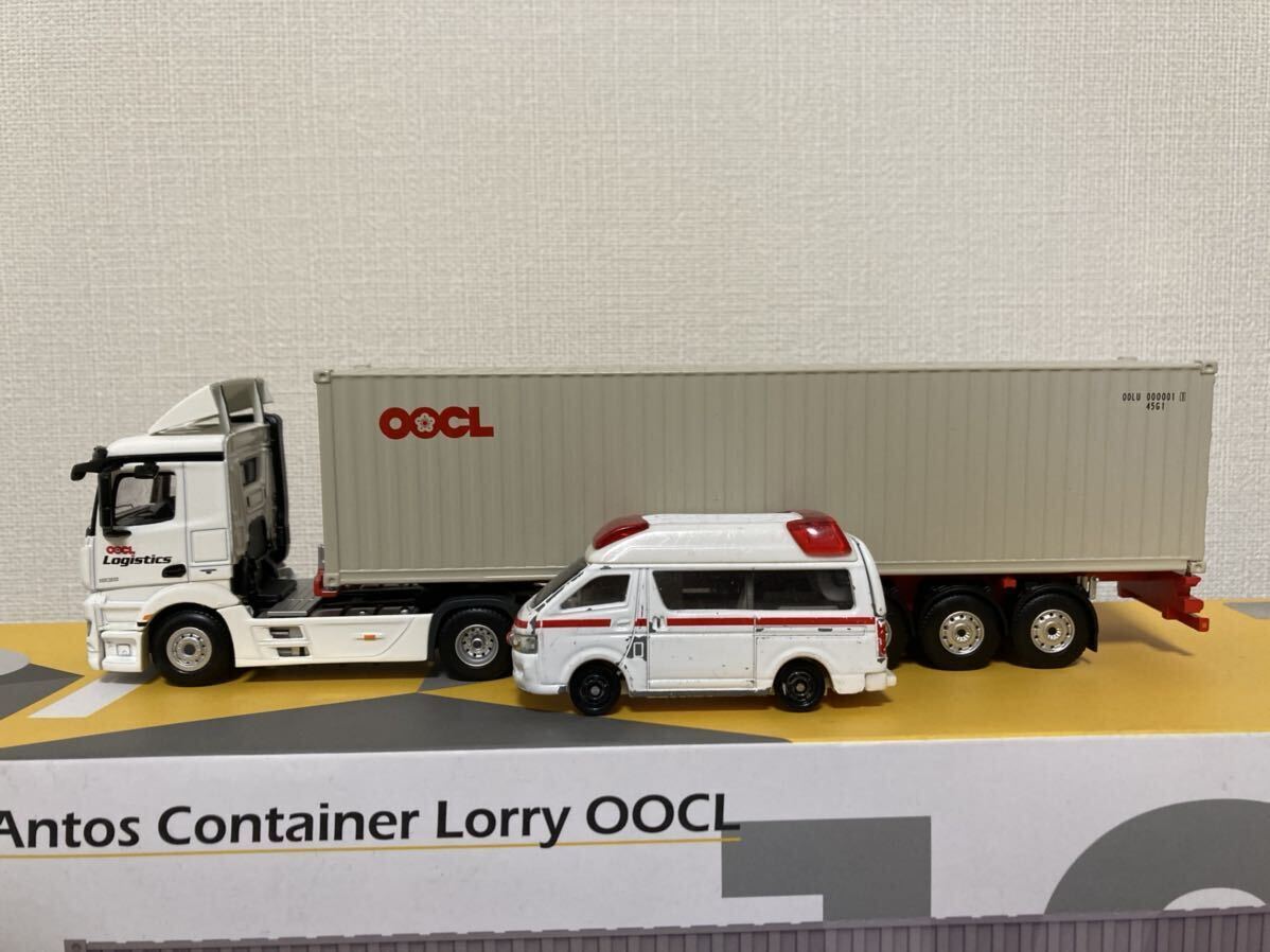 1/64 TINY ベンツBENZ HINO トラック トレーラー キャビン タイニー Tiny City No 121 メルセデスベンツ アントス コンテナ