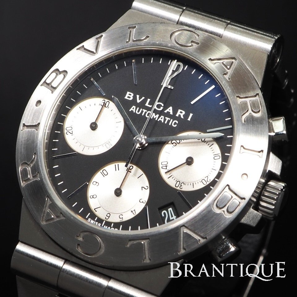 希少 自動巻き】BVLGARI ブルガリ ディアゴノ スポーツ クロノ 希少 自動巻き】BVLGARI ブルガリ ディアゴノ スポーツ クロノ