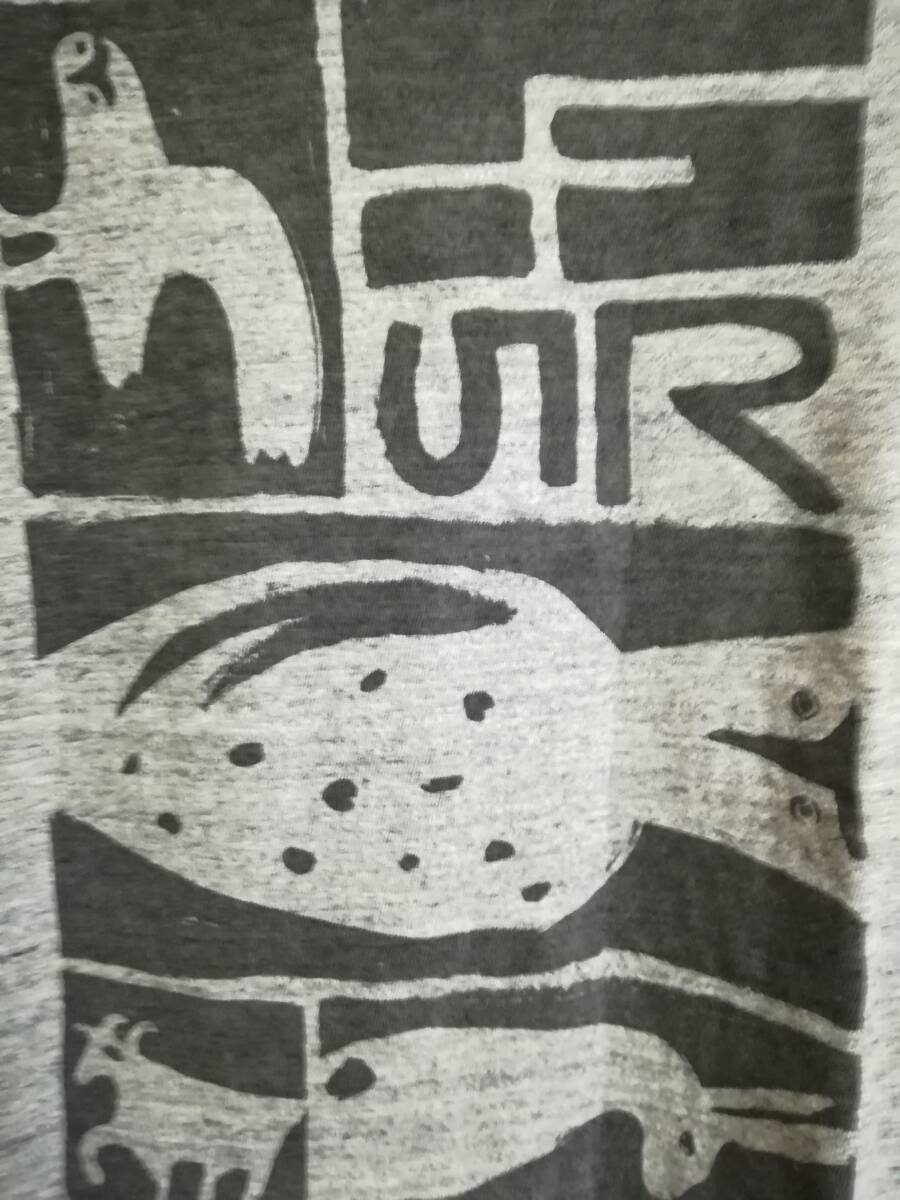 45R 山ものがたりのプリントTシャツ（動物たち・TOP糸