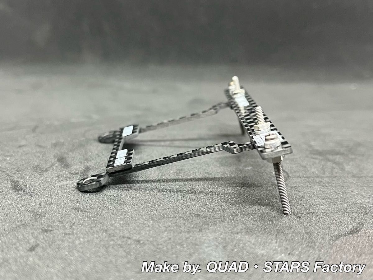 【ミニ四駆・MSシャーシ専用】フロント提灯ユニット　フルカーボン【各シャーシに合わせてオーダーも可能】