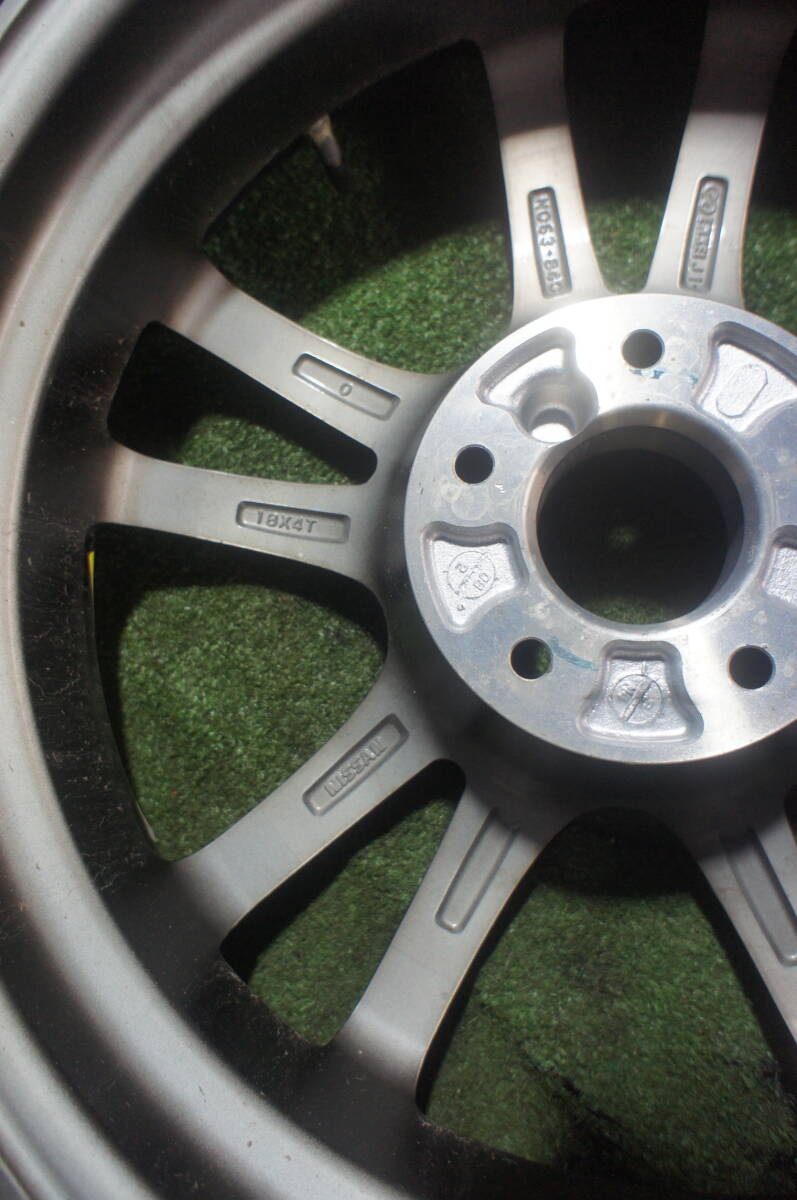 071301 Skyline CKV36 ]* big caliper correspondence ENKEI 18 inch aluminium wheels spare temporary spare tire tire T145/70R18*