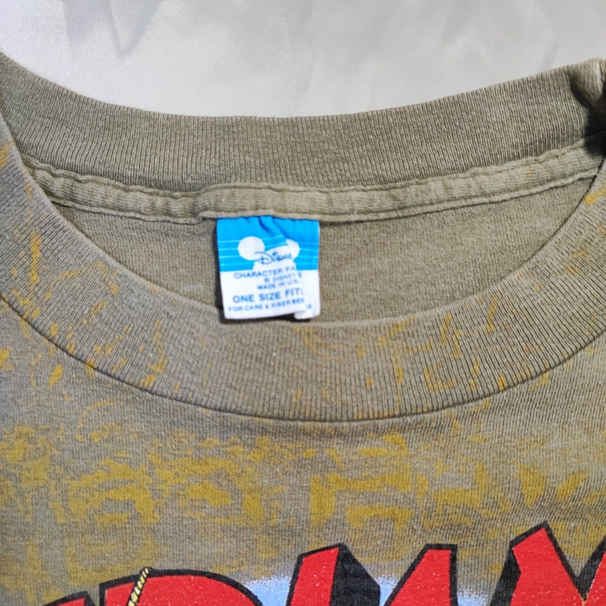 USA製 90年代 Disney ディズニー インディ ジョーンズ 青タグ T USA製 90年代 Disney ディズニー インディ ジョーンズ 青タグ T