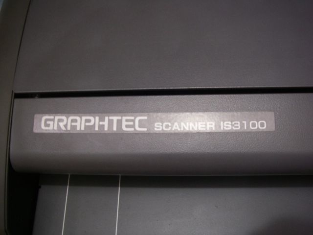 GRAPHEC SCANNER IS 3100 used operation verification ending 