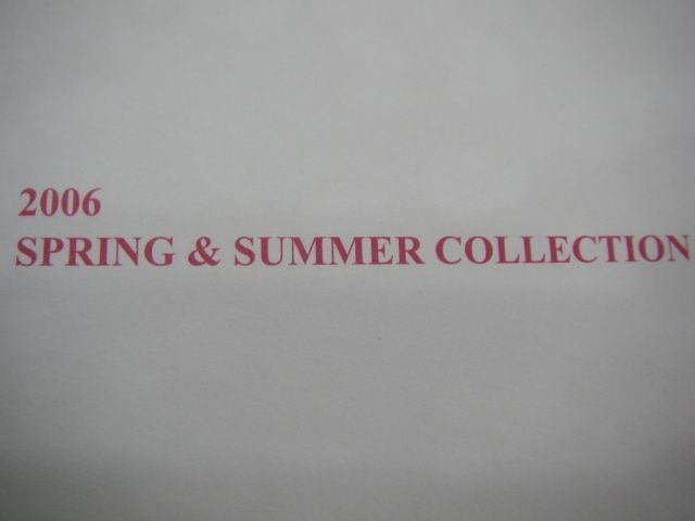 1430 super valuable!DRESS CAMP 2006SS collection lookbook. Chan 
