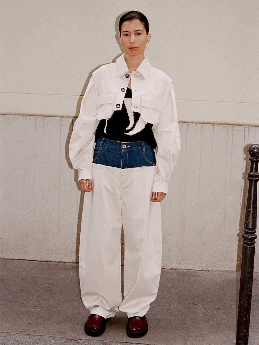 leinwande ラインヴァンド/Work Trousers(White)/ワークパンツ leinwande ラインヴァンド/Work Trousers(White)/ワークパンツ