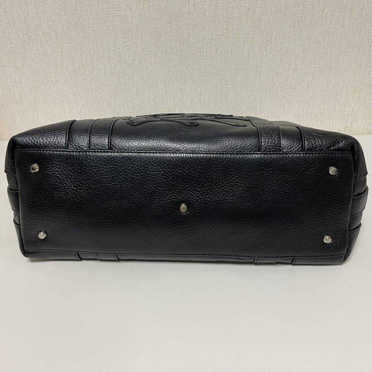 即決 Roen ロエン スカル レザー 大容量 トートバッグ 即決 Roen ロエン スカル レザー 大容量 トートバッグ