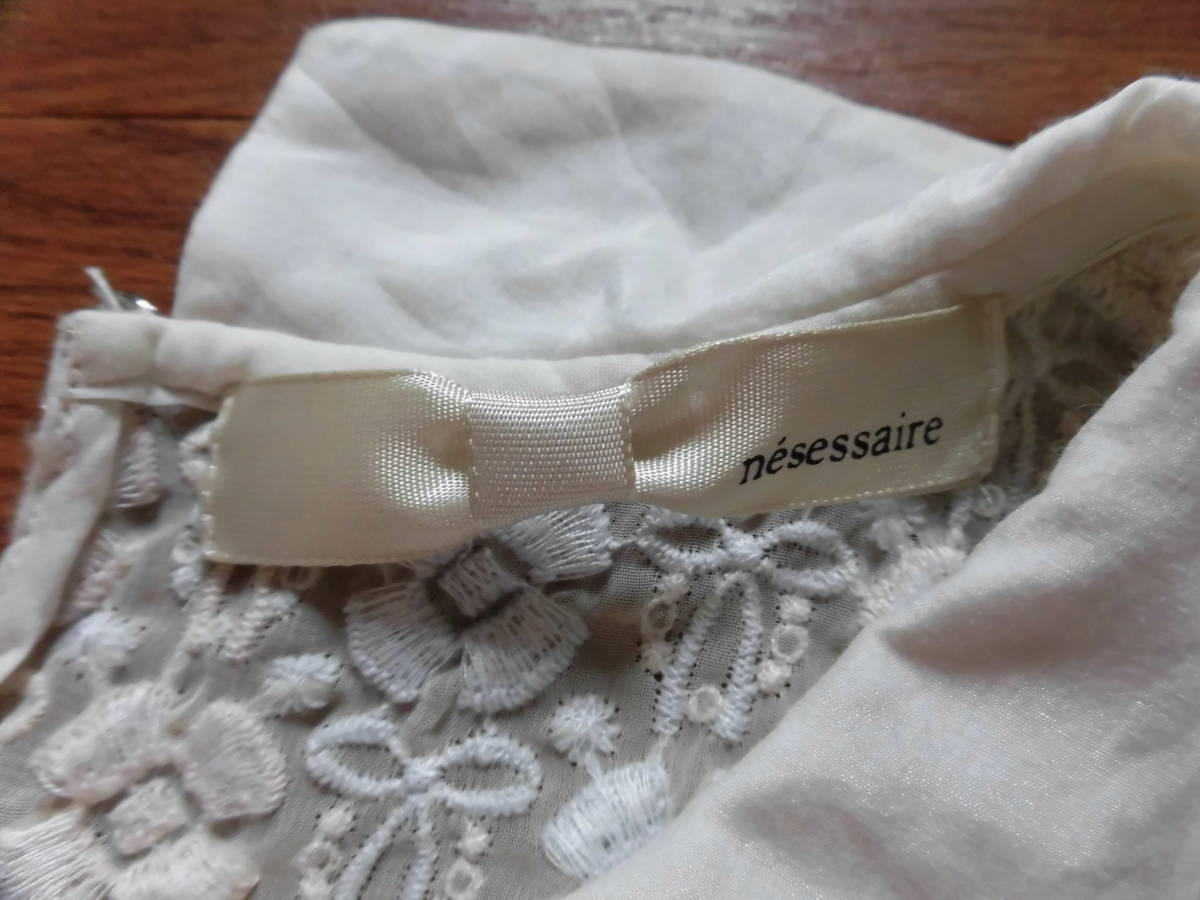 nesessaire(nesesea)* auger nji- embroidery blouse *F, 13-2-3022