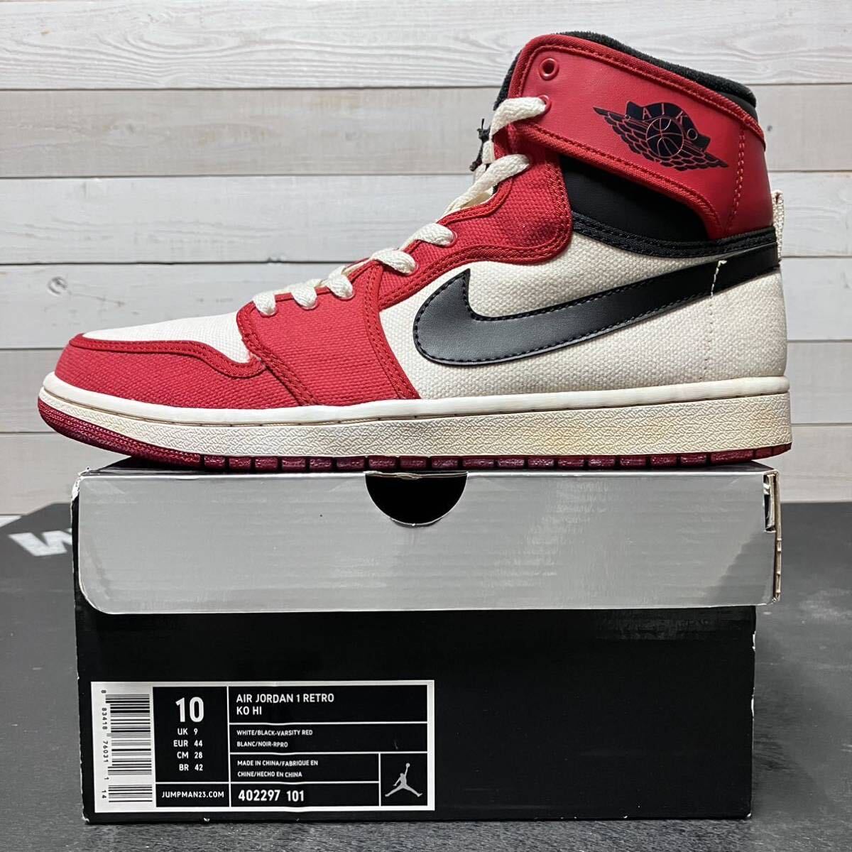 28cm NIKE AIR JORDAN 1 RETRO KO HI CHICAGO 402297-101 ナイキ 28cm NIKE AIR JORDAN 1 RETRO KO HI CHICAGO 402297-101 ナイキ