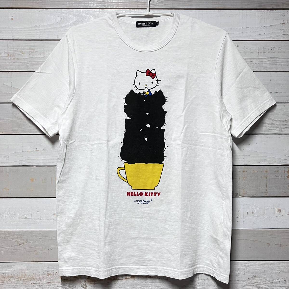 SIZE L UNDERCOVER x HELLO KITTY WHITE TEE SHIRT アンダー SIZE L UNDERCOVER x HELLO KITTY WHITE TEE SHIRT アンダー