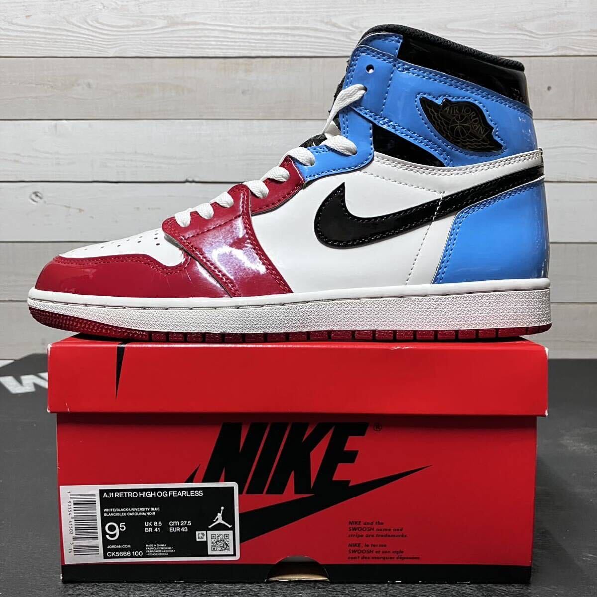 27 5cm NIKE AIR JORDAN 1 RETRO HIGH OG FEARLESS CK5666-100 27 5cm NIKE AIR JORDAN 1 RETRO HIGH OG FEARLESS CK5666-100