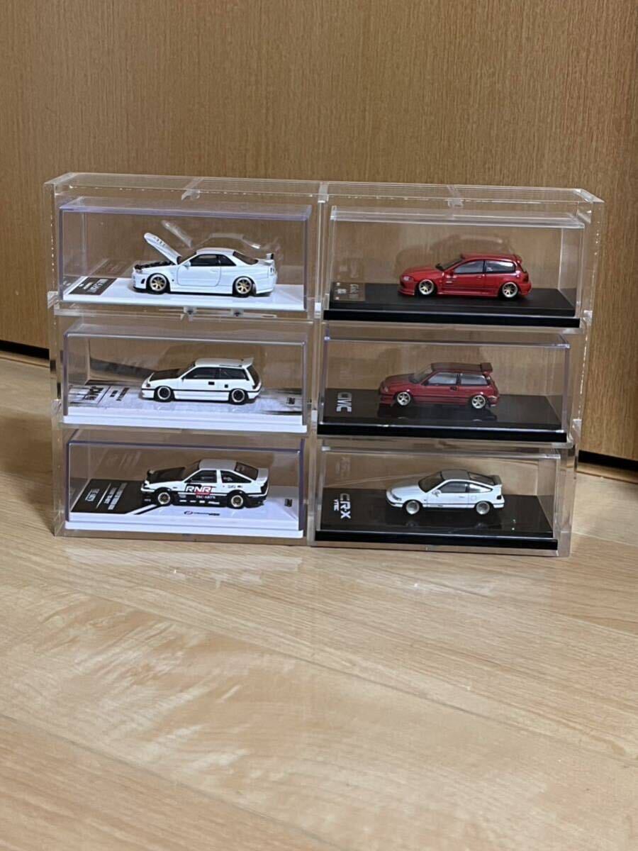 1/64 ガレージ アクリルケース 汎用品 模型 ジオラマ 駐車場 1/64 ガレージ アクリルケース 汎用品 模型 ジオラマ 駐車場