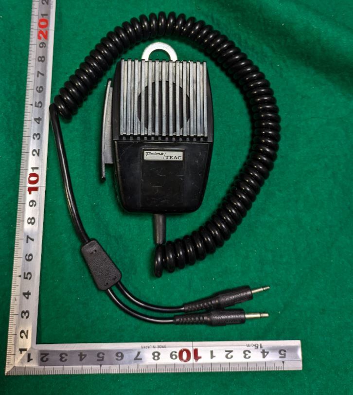 [ б/у * бесплатная доставка ] редкость? PRIMO/TEAC электродинамический микрофон DYNAMICMICROPHONE 10kΩ