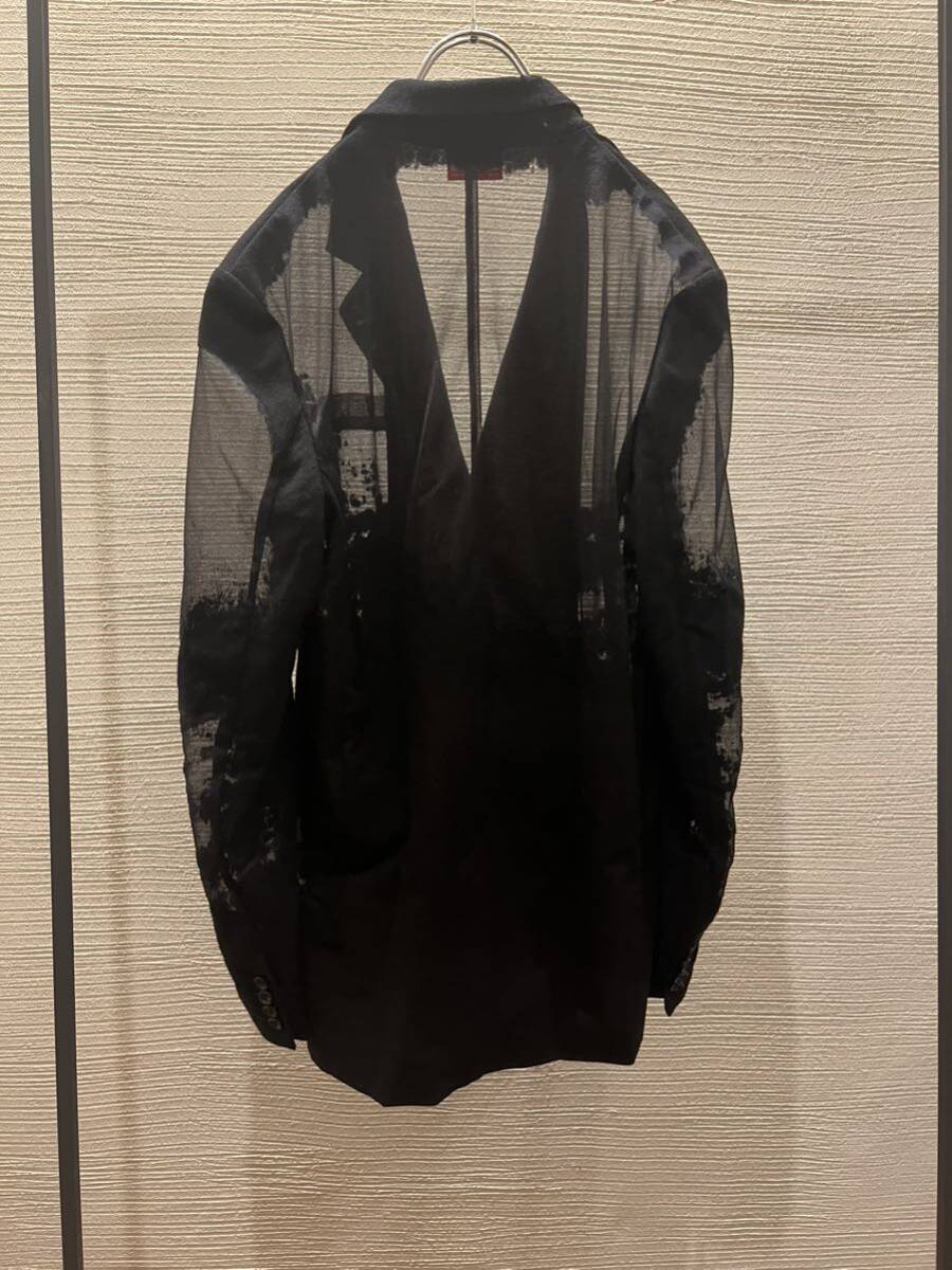 diesel J-Reg devor シースルー テーラードジャケット 46 diesel J-Reg devor シースルー テーラードジャケット 46
