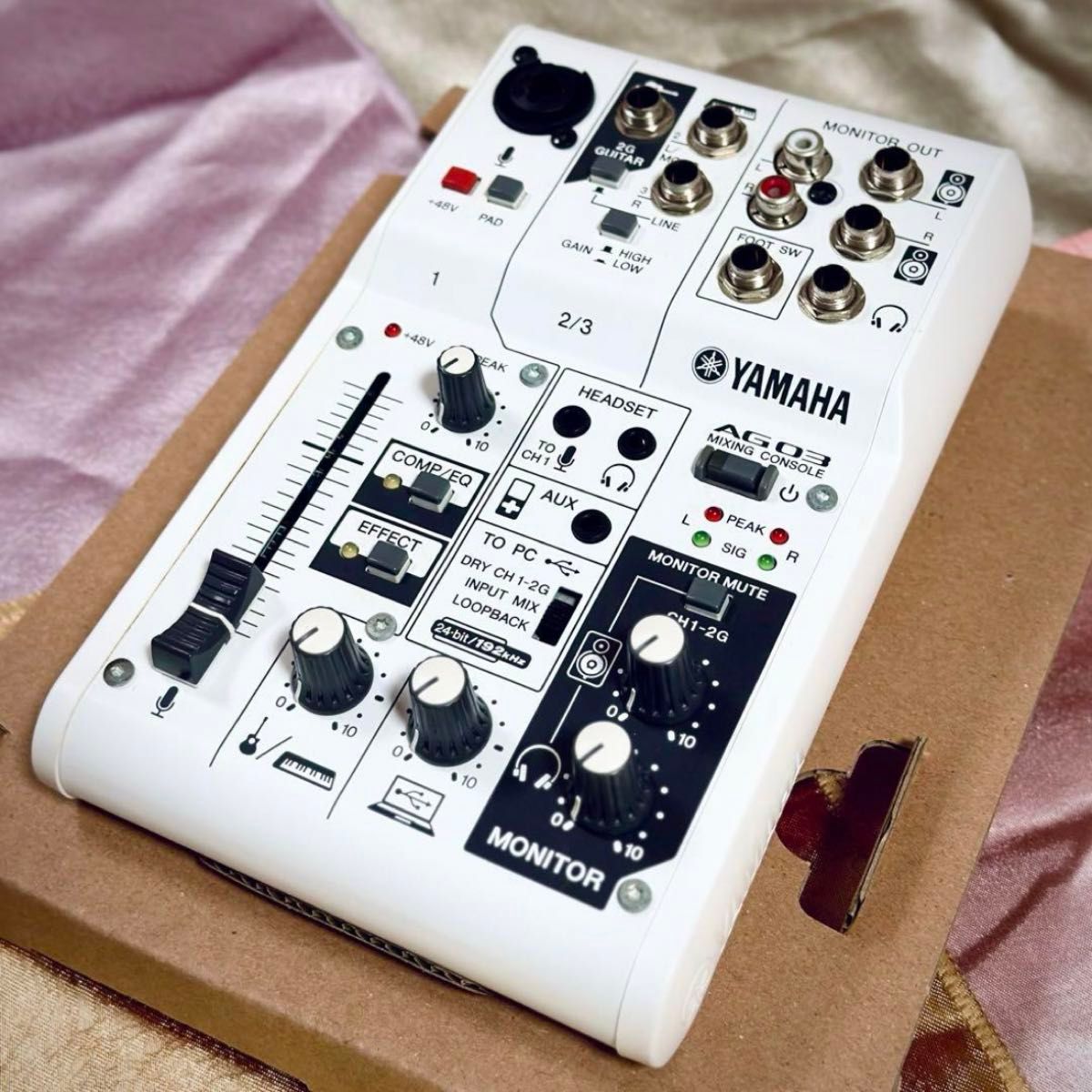 美品】YAMAHA AG03 ウェブキャスティングミキサー オーディオ 美品】YAMAHA AG03 ウェブキャスティングミキサー オーディオ