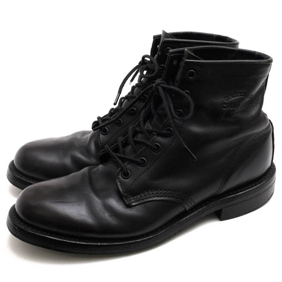 CHIPPEWA チペワ ワークブーツ 1901M82 6inch Utility Boots BLACKTROOPER フルグレインオイルドレザー 牛革 セミドレスブーツ プレーント