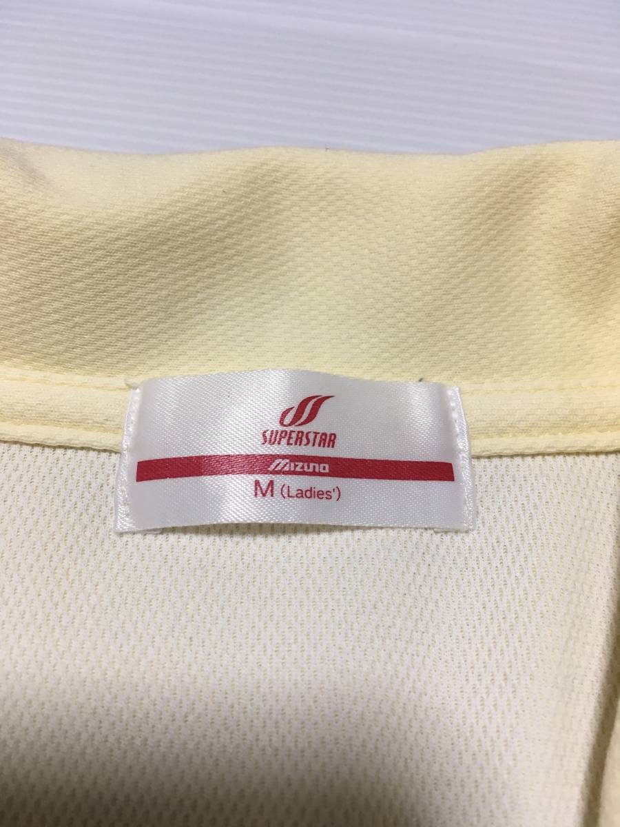  super Star Mizuno молния рубашка-поло с коротким рукавом SUPERSTAR MIZUNO спорт одежда стандартный товар 0678 камень 
