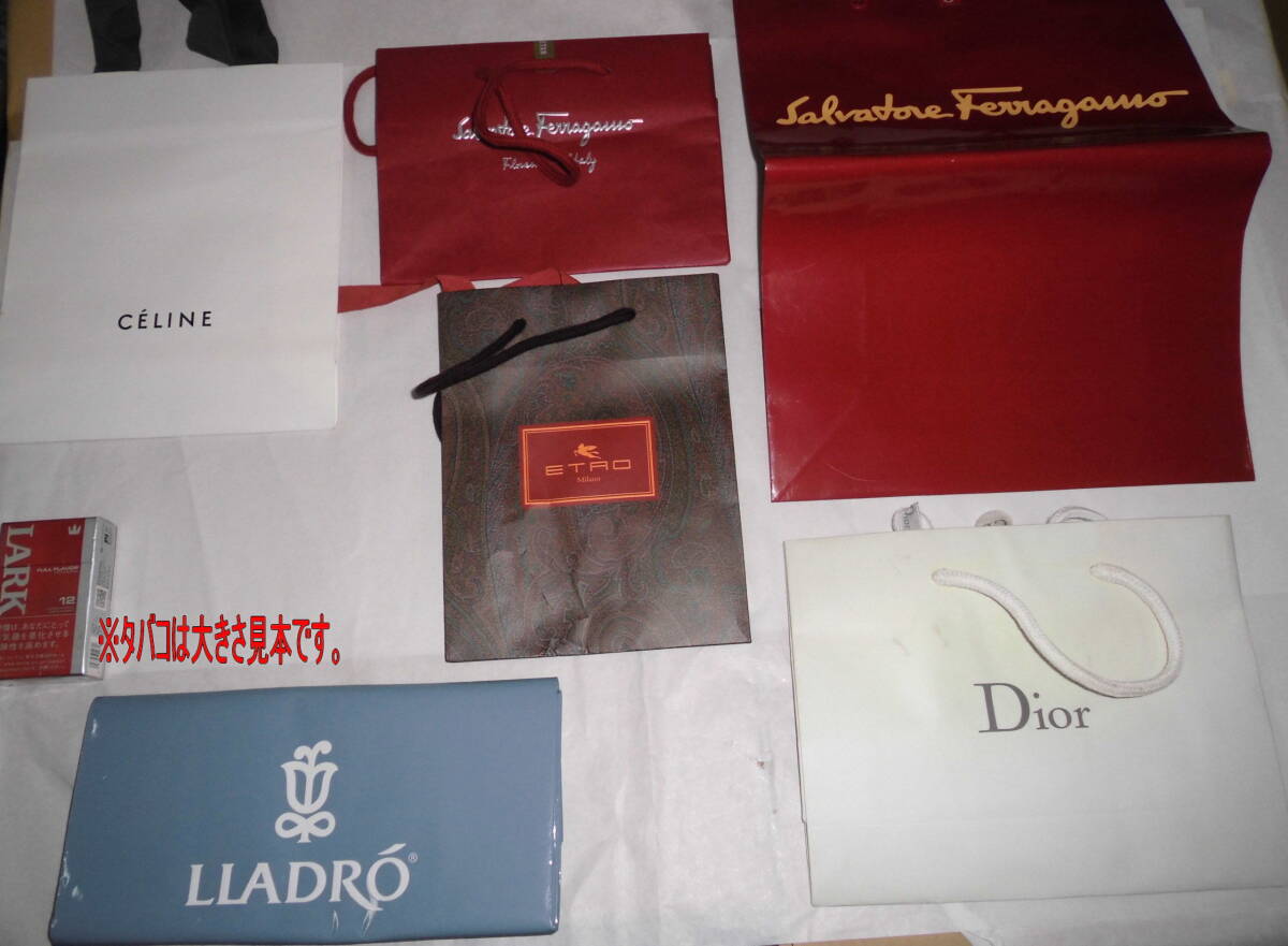 #FY-【23個組】ブランドショップ袋各種18個+小箱各種5個(計23個まとめ中古)梱包ヴィトン箱サービス無料_画像1