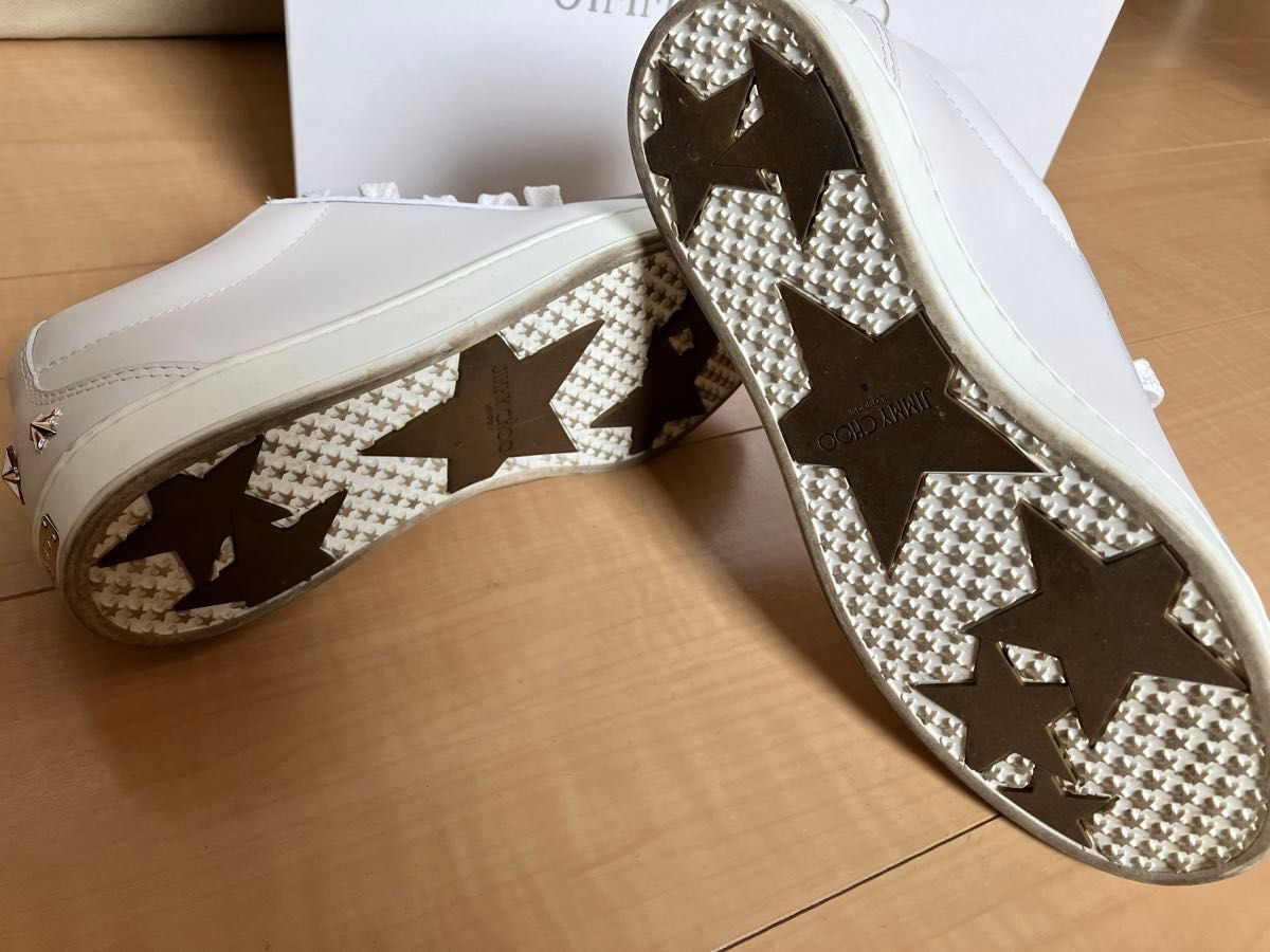 JIMMY CHOO ジミーチュウ CASH/F 星スタッズスニーカー JIMMY CHOO ジミーチュウ CASH/F 星スタッズスニーカー