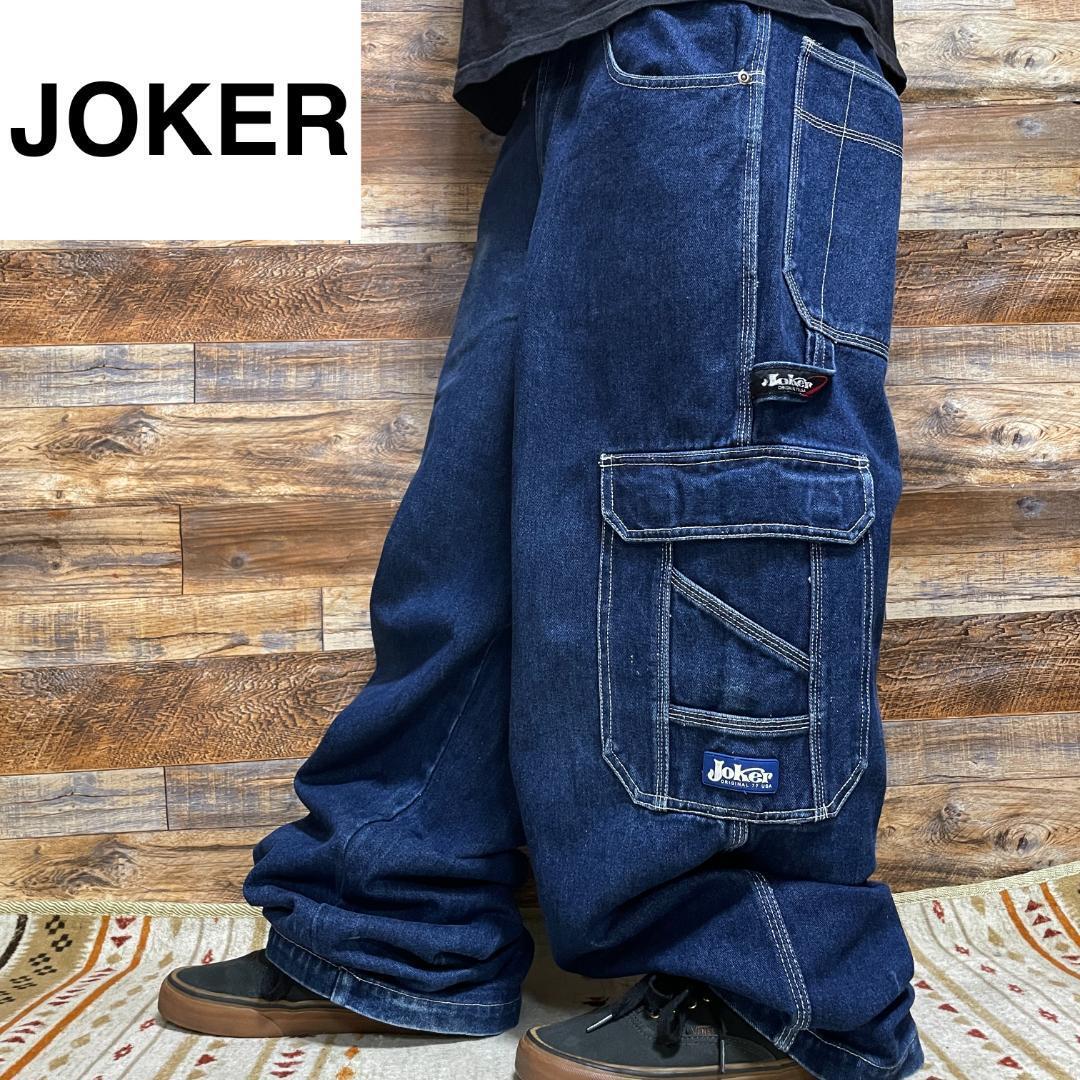 JOKER ジョーカー バギーデニムカーゴパンツ デニムペインター JOKER ジョーカー バギーデニムカーゴパンツ デニムペインター