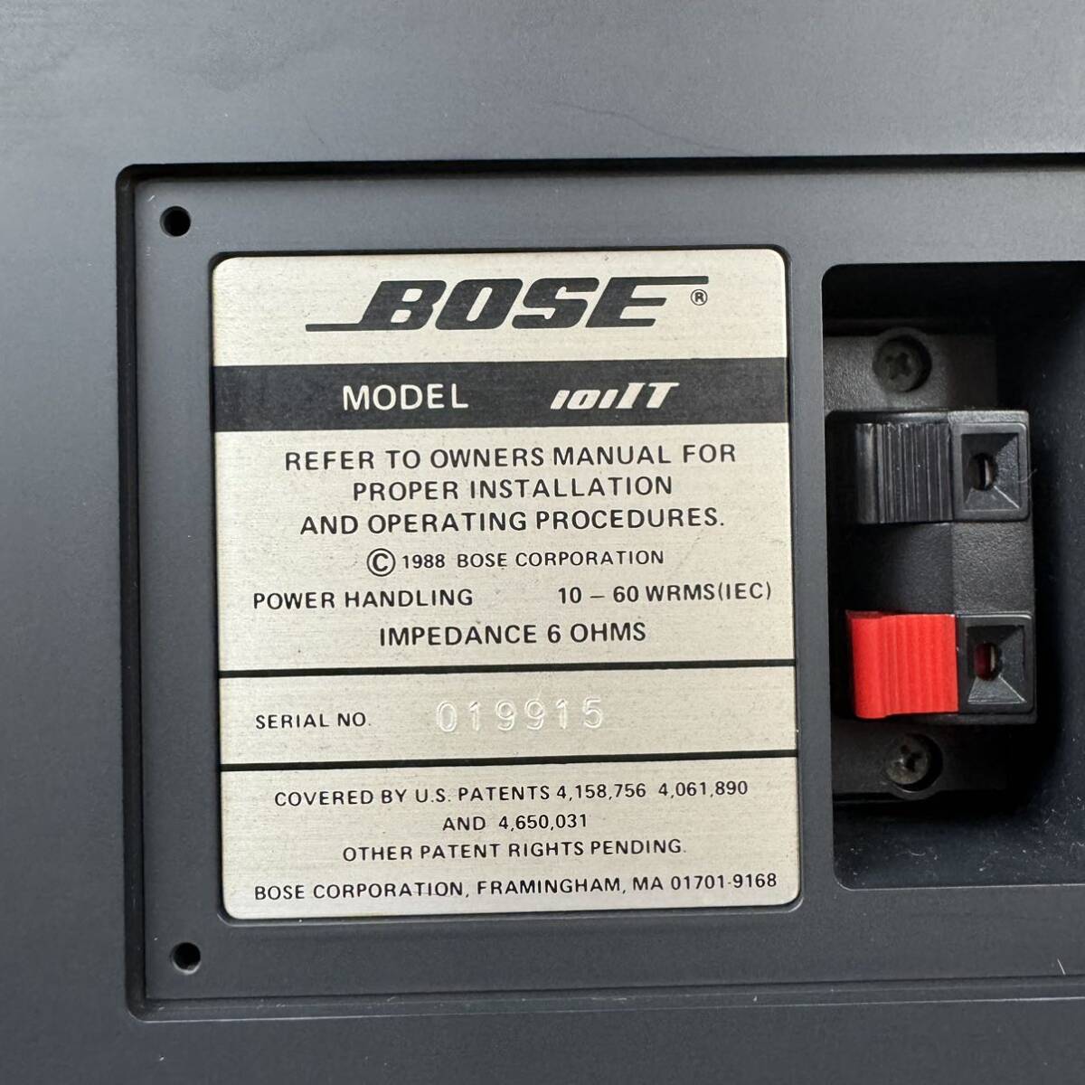 BOSE スピーカー シリアルナンバー連番 - 家電 BOSE スピーカー シリアルナンバー連番 - 家電