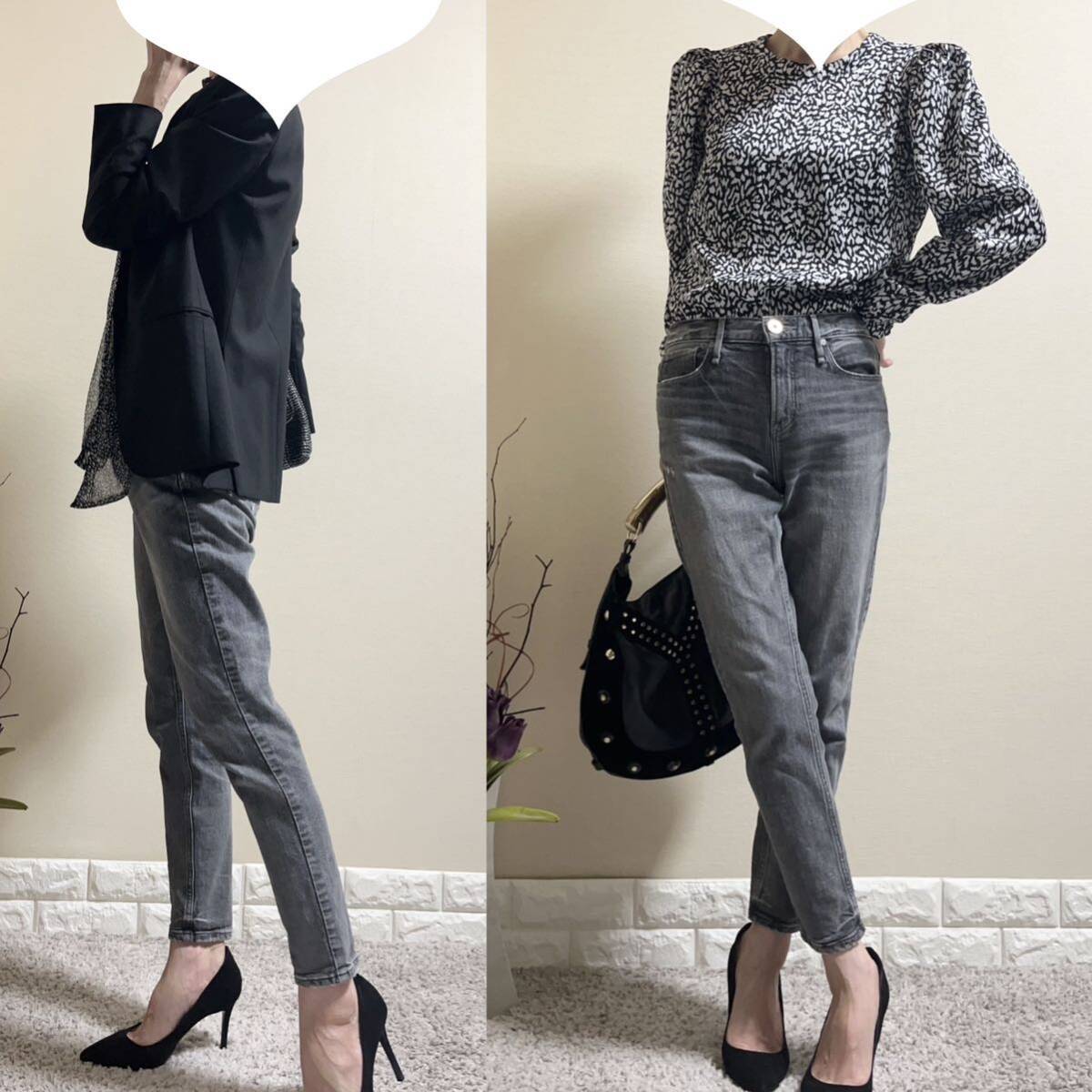アッパーハイツ 定価2 5万 美脚 STELLA デニム パンツ 22 SM アッパーハイツ 定価2 5万 美脚 STELLA デニム パンツ 22 SM
