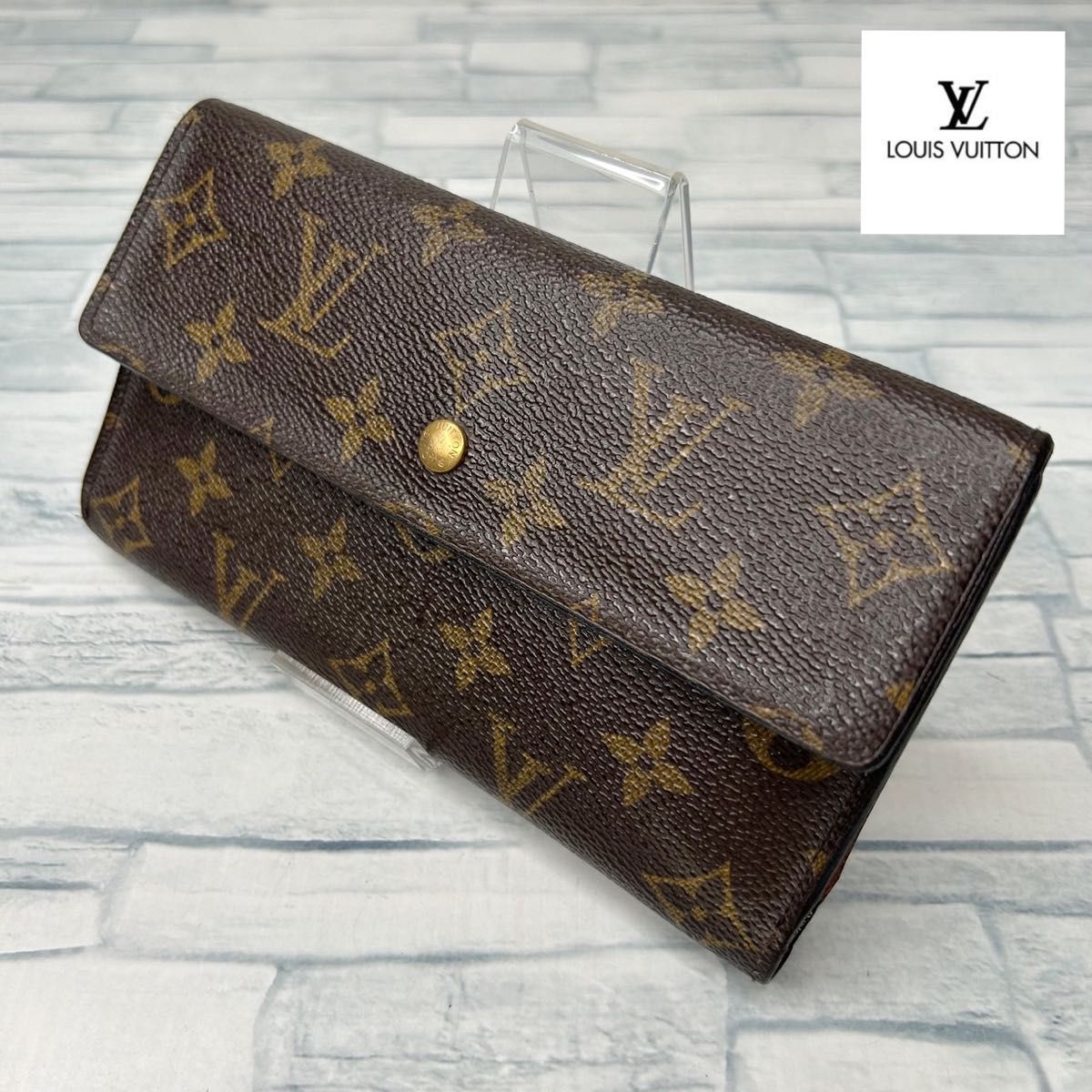 42 美品LOUIS VUITTON ルイヴィトン モノグラム 長財布 折り財布 42 美品LOUIS VUITTON ルイヴィトン モノグラム 長財布 折り財布
