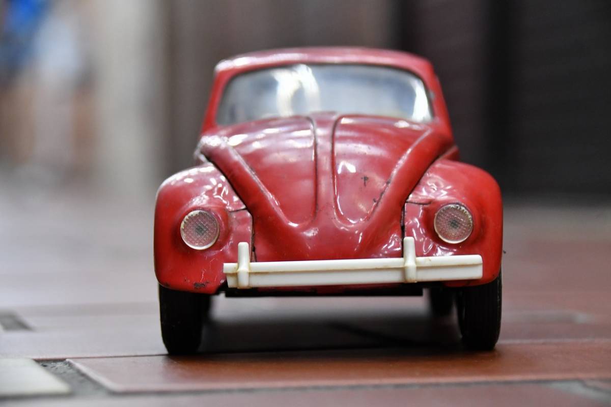 昭和　レトロ　フォルクスワーゲン Volks Wagen ブリキ 車　玩具 おもちゃ　日本製　即決_画像4