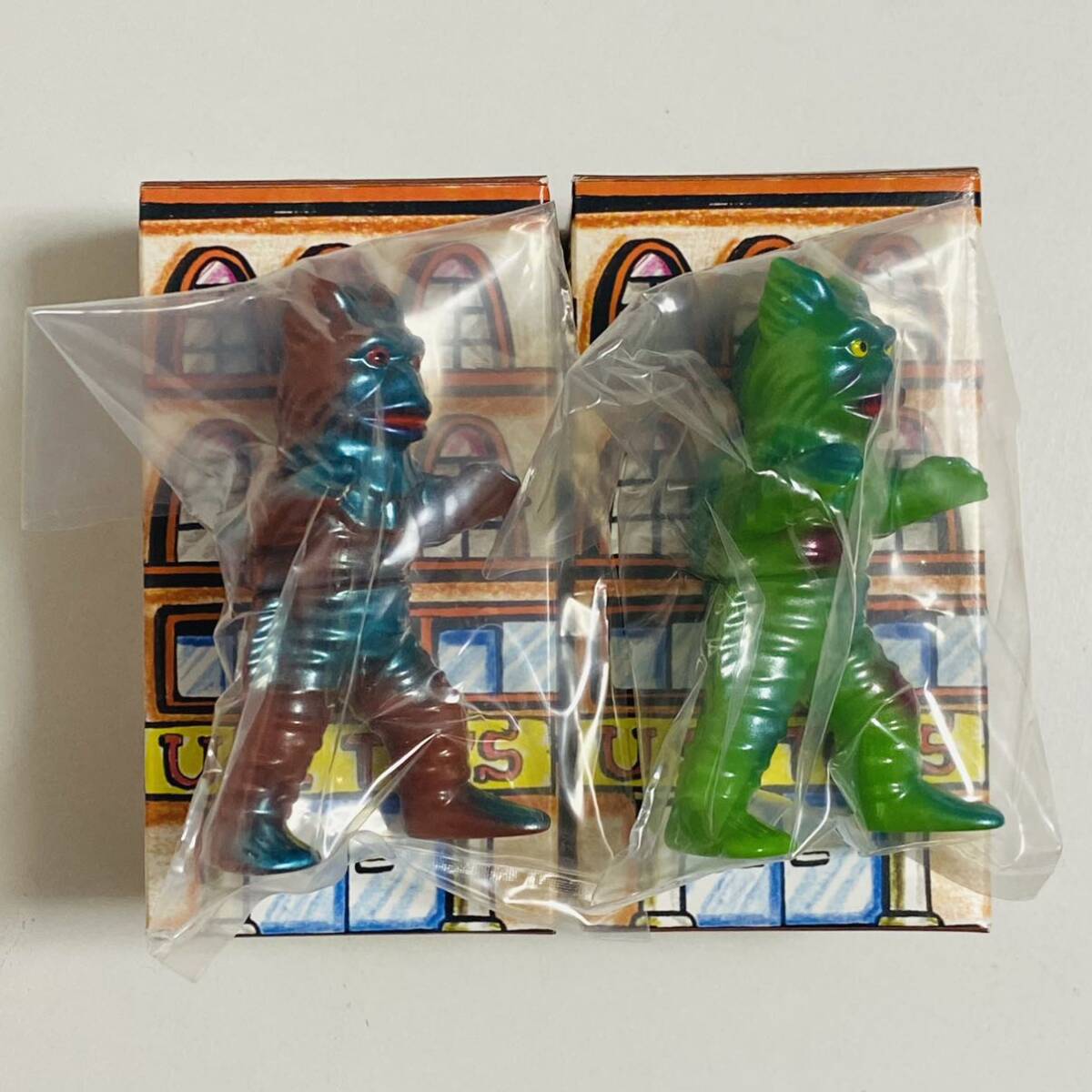 新しいスタイル 【極美品】U.S.TOYS ユー・エス・トイズ フィギュア ソフビ 2個セット ビル箱 ラゴン その他