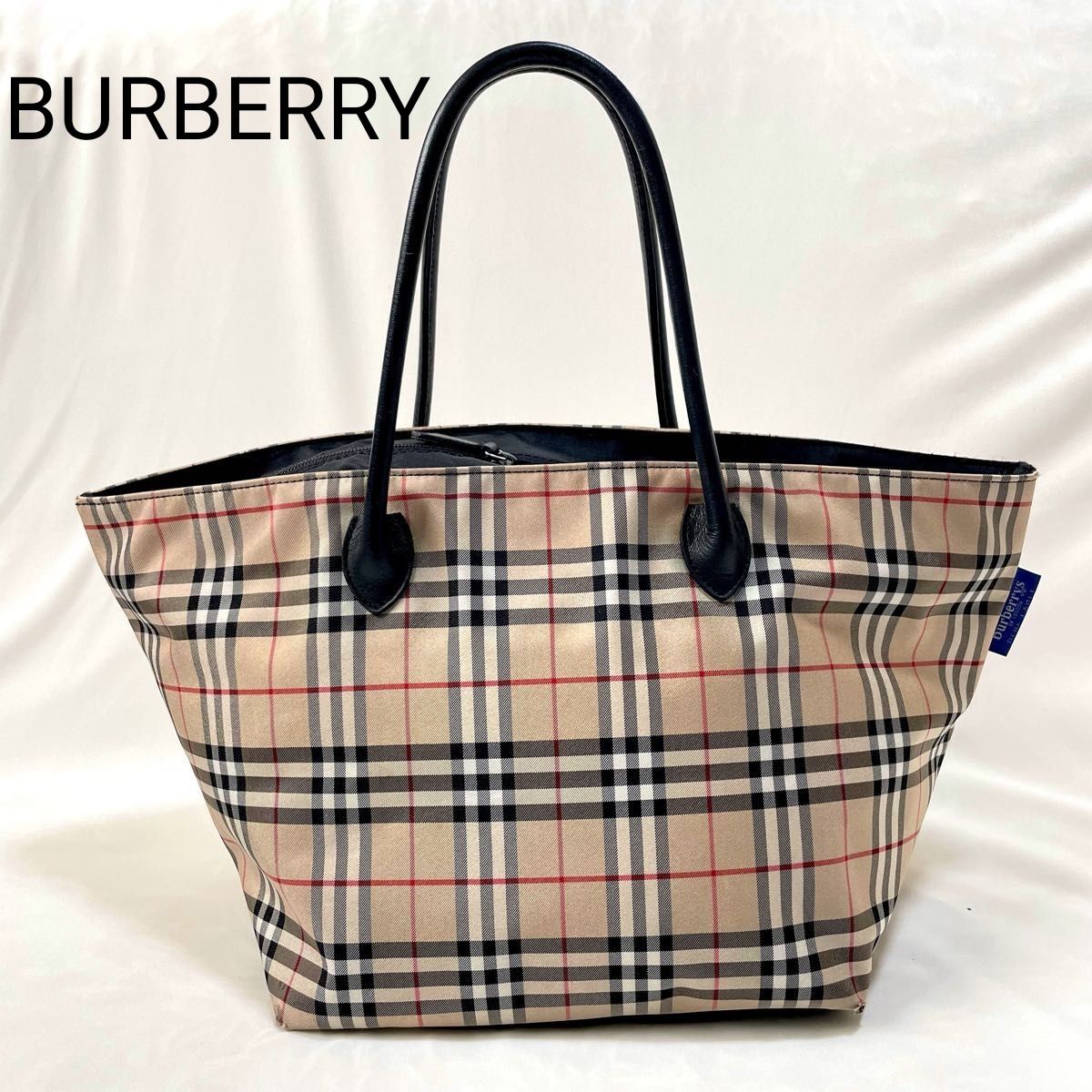 BURBERRY バーバリー ノバチェック トートバッグ ナイロン BURBERRY バーバリー ノバチェック トートバッグ ナイロン