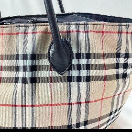 BURBERRY バーバリー ノバチェック トートバッグ ナイロン BURBERRY バーバリー ノバチェック トートバッグ ナイロン