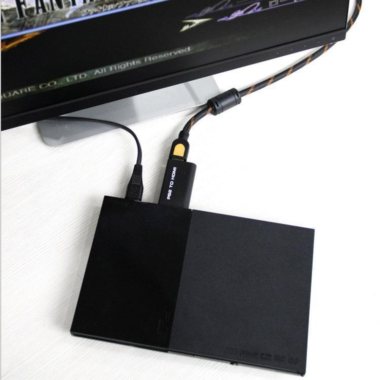 PS2 HDMI подключение конверсионный адаптор PlayStation 2 видео выход подключение коннектор 