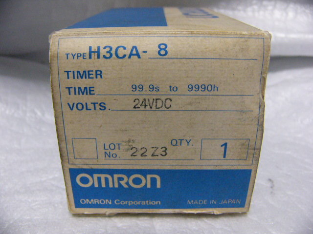 ★新品★ OMRON H3CA-8 DC24V ソリッドステート・タイマ_画像1