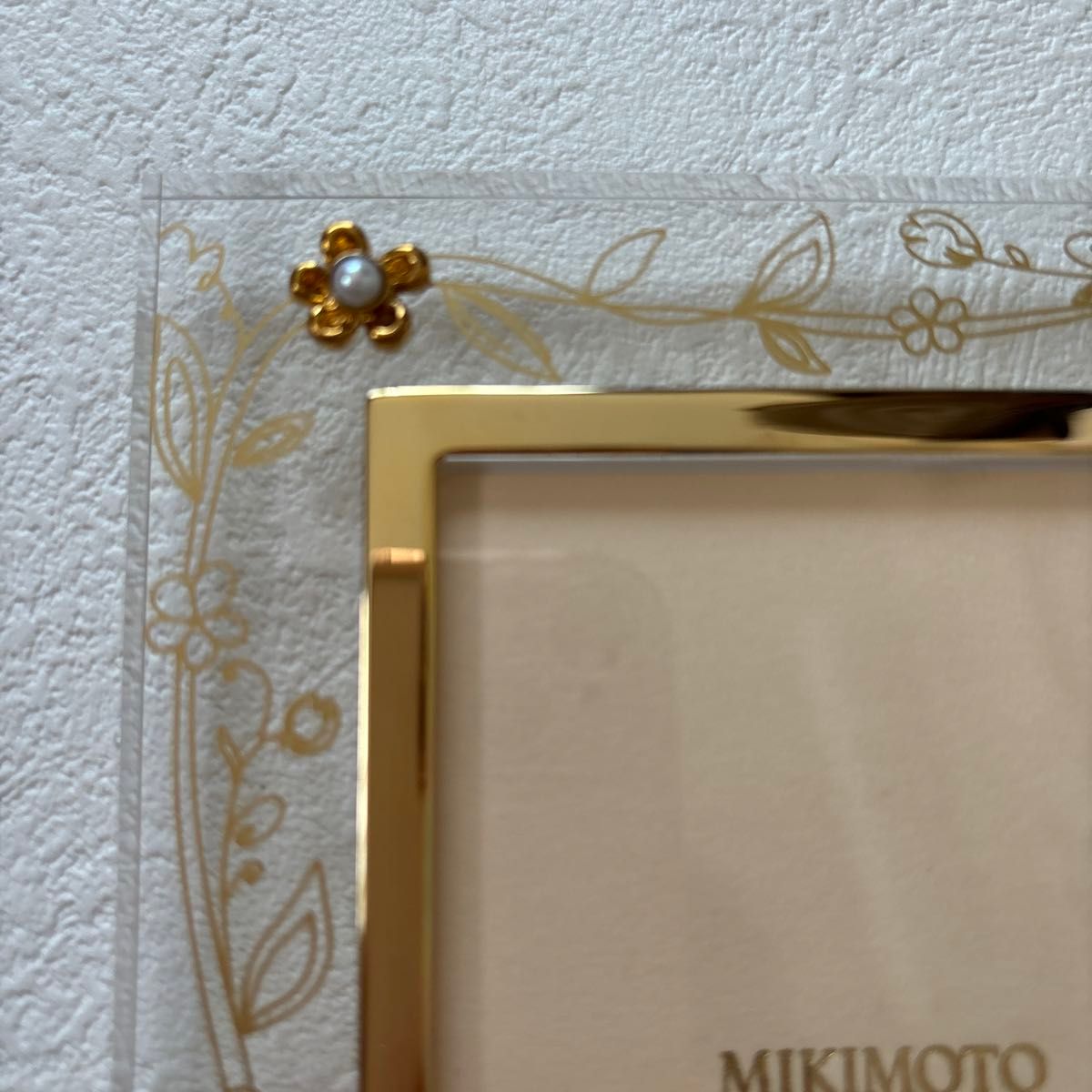 MIKIMOTO ミキモト パール付きフォトフレーム 真珠 写真立て MIKIMOTO ミキモト パール付きフォトフレーム 真珠 写真立て