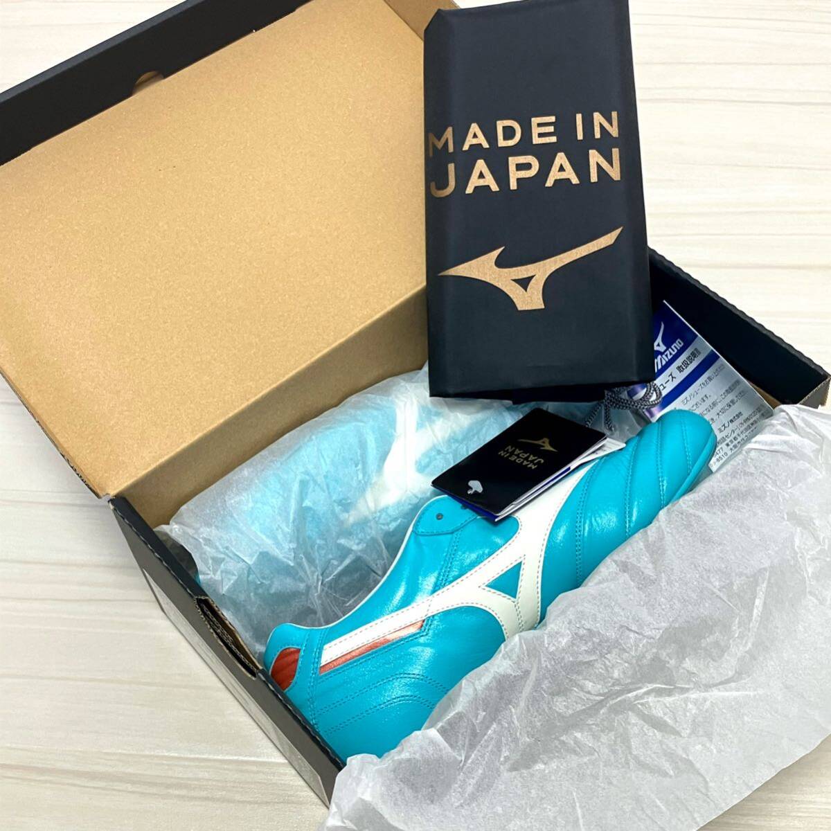 未使用 MIZUNO ミズノ モレリア2japan ジャパン 27 0cm アズール 未使用 MIZUNO ミズノ モレリア2japan ジャパン 27 0cm アズール