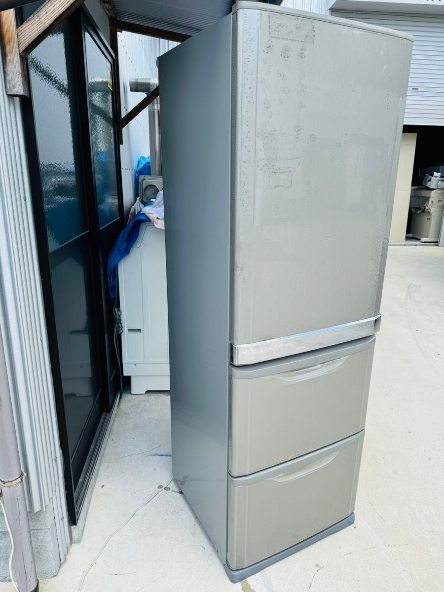MITSUBISHI 三菱 冷蔵庫 冷凍庫 動作品 大容量 370L 製氷 MITSUBISHI 三菱 冷蔵庫 冷凍庫 動作品 大容量 370L 製氷