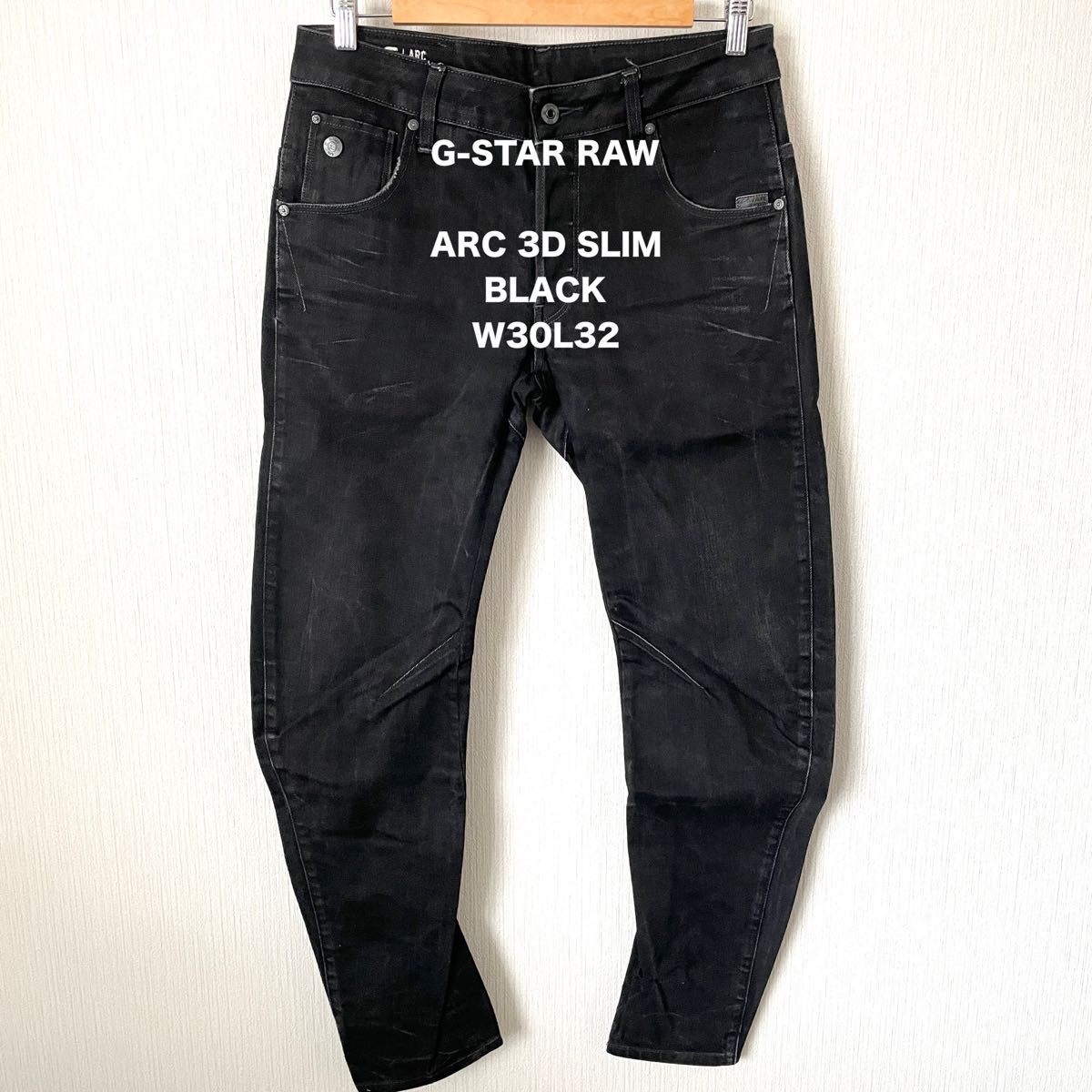 G-STAR RAW】 ジースターロゥ ARC 3D SLIM ブラック ジーンズ G-STAR RAW】 ジースターロゥ ARC 3D SLIM ブラック ジーンズ