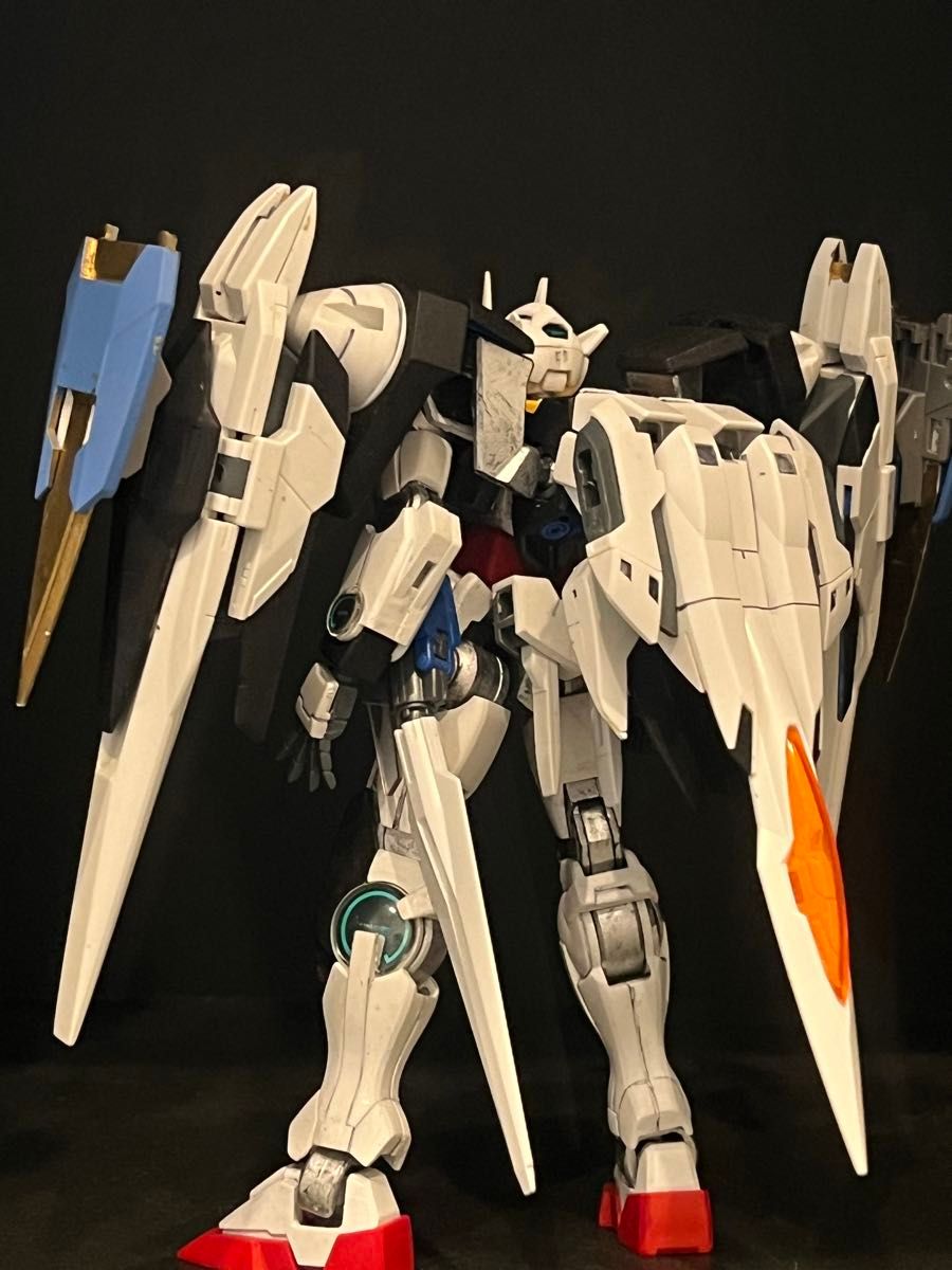 MG 機動戦士ガンダム00シリーズ ガンプラ 完成品 ジャンク 塗装済完成品 ガンプラ ジャンク GN-0000+GNR-010 ダブルオー