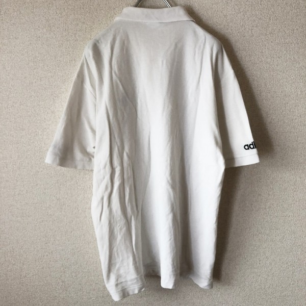 【人気】Adidas/アディダス Sun SPARC Cup ポロシャツ ホワイト サイズL/3281_画像2