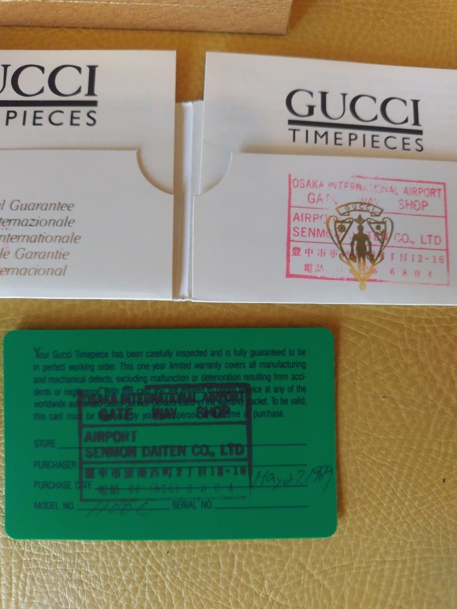 GUCCI 新品電池交換済 稼働 チェンジベゼル 1100-L シリアルNo GUCCI 新品電池交換済 稼働 チェンジベゼル 1100-L シリアルNo
