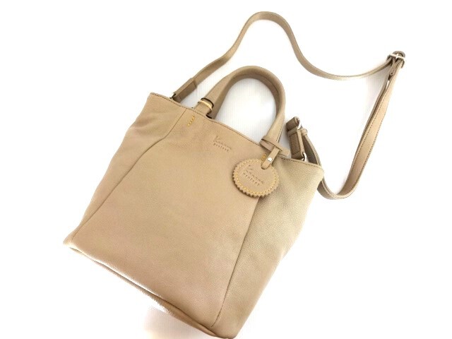 Kanana project 2wayバッグ ブラウンベージュ 6102305 カナナプロジェクト Kanana project レザーショルダーバッグ