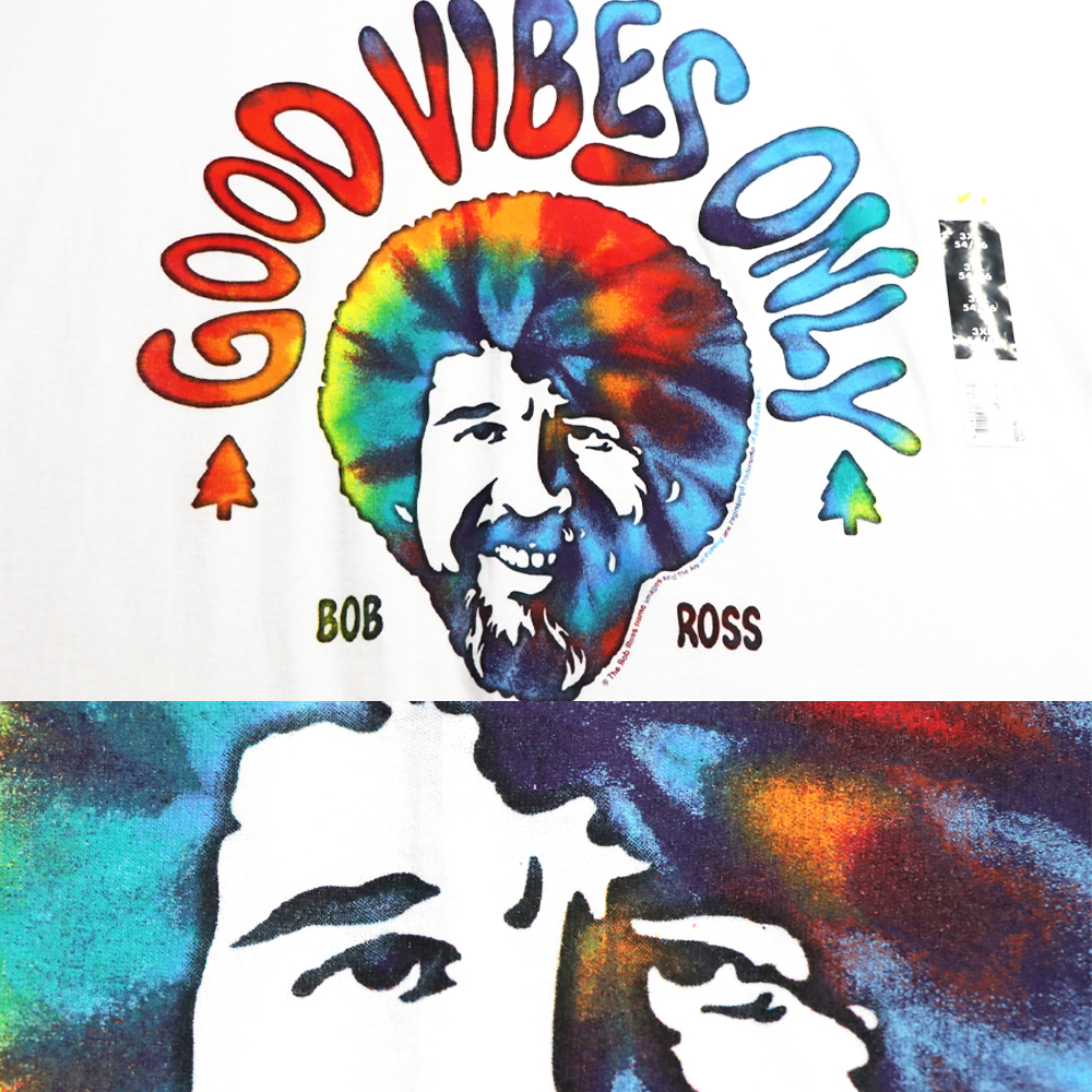 新品アメリカ正規店購入 Bob Ross ボブロス G.V.O.プリント 超ビック半袖Tシャツ白3XL_画像6