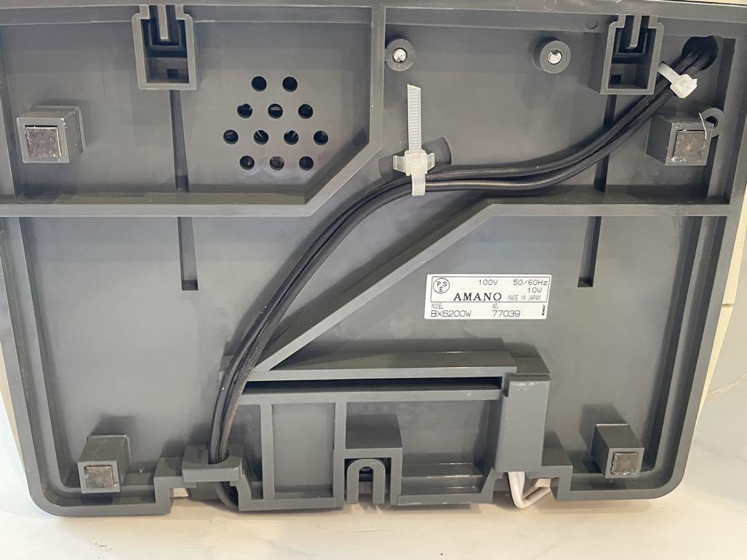 現状 AMANO 電子タイムレコーダー BX6200 外部時報・電子 現状 AMANO 電子タイムレコーダー BX6200 外部時報・電子