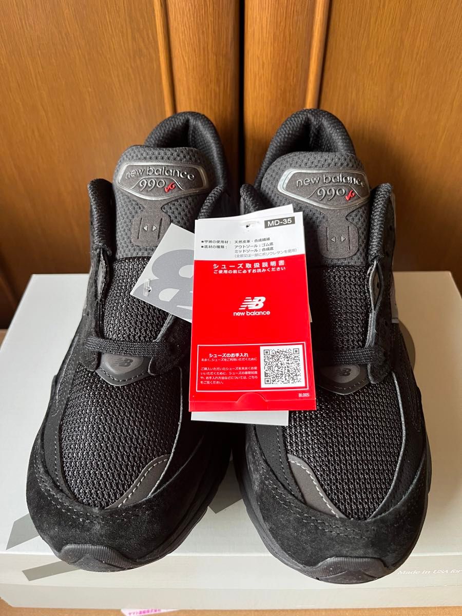 New Balance 990V6 Triple Black ニューバランス 990V6 トリプル New Balance 990V6 Triple Black ニューバランス 990V6 トリプル